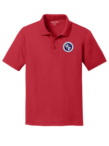 PSN Students' DriFit Short Sleeve Polo (Red only for Pre-K through 5th Grade)